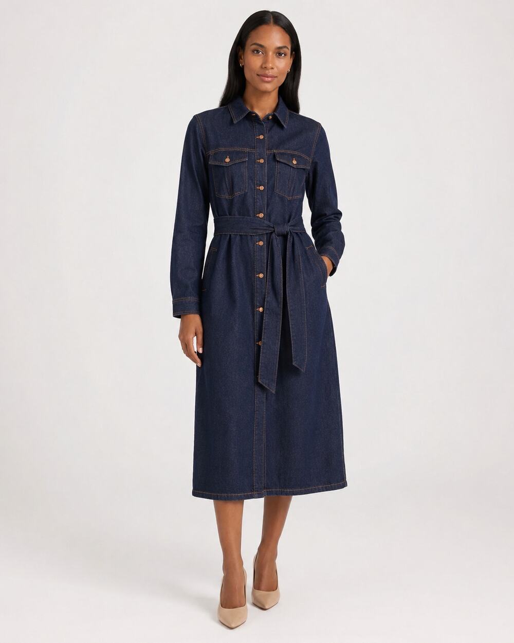 Wash Lab Denim Women's Denim Dress Size Small New